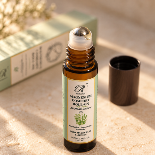 Magnesium Comfort Roll-On – Peppermint, Eucalyptus & Lavender Aromatherapy Oil