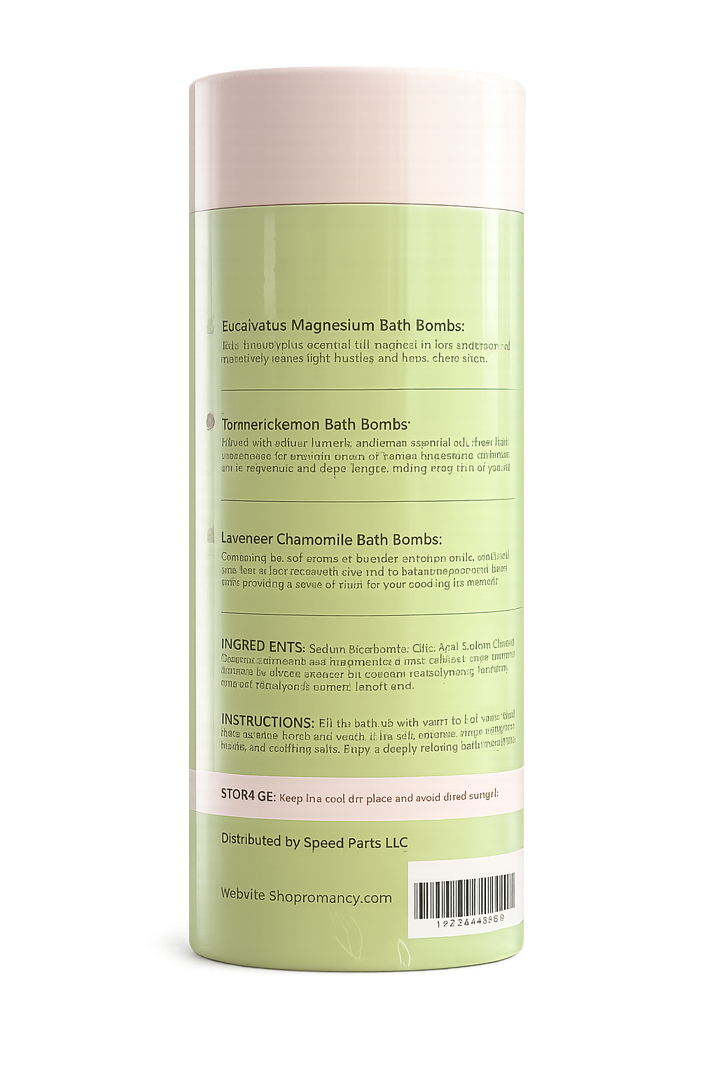 Magnesium Bath Bombs with Epsom Salt & Essential Oils