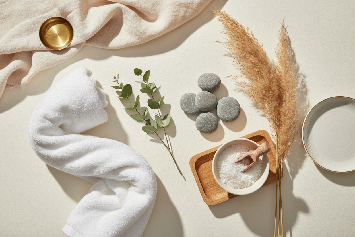 soft lifestyle or product flat-lay withour catalog